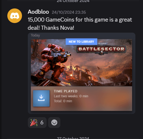 LootNova winner Aodbloo redeeming Warhammer 40,000 Battlesector